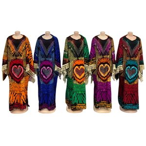 Tình Yêu Chất Lượng Cao Satin Rhinestone Abaya Hai-Mảnh Phụ Nữ Đồ Ngủ Khăn Cộng Với Kích Thước Cao Thời Trang Hồi Giáo Ăn Mặc Boubou Ăn Mặc - Product Image 2