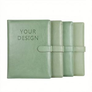 A4 PU Leather Multi-Function UV Printed Business <b>Portfolio</b> with Customized Logo Document Organizer for Gift & Training Use - Product Image 2