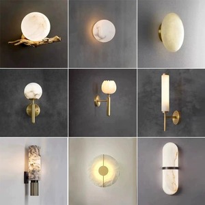 Lámpara de Pared de Alabastro Zeal Lighting, Lámpara de Pared de Mármol Natural para Hotel, para Cabecera, Fondo de Pared, Sala de Estar - Product Image 2
