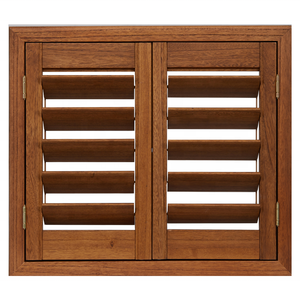 Eccellente qualità impermeabile tiglio a tutta altezza 89mm feritoia Standard asta di inclinazione tapparella piantagione otturatore - Product Image 2