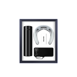 Set Regalo Aziendale di Lusso Economico <span class=keywords><strong>Zheng</strong></span> <span class=keywords><strong>Yang</strong></span> 3 in 1: Thermos in Acciaio Inox, Massaggiatore per Collo P3, Power Bank e Supporto per Telefono - Product Image 4