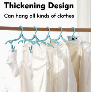 Portable Foldable Drying Hanger Travel Clothes Rack <b>Collapsible</b> Mesh Garment Hanger with <b>Storage</b> Bag for Dorm Room - Product Image 3