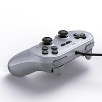 Controlador con Cable 8BitDo Pro 2, Motor de Vibración, Botón Turbo, Giroscopio de Seis Ejes para / Lite Windows 10 Android