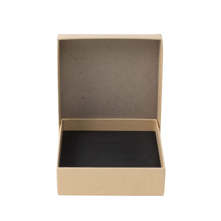 FSC Cardboard kraft pearl necklace jewelry box with logo