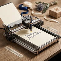 ActionLasers Robot de Dibujo Automático con Alimentación de Papel, Tamaño A4, Plotter y Máquina de Grabado, Versión Estándar CoreXY