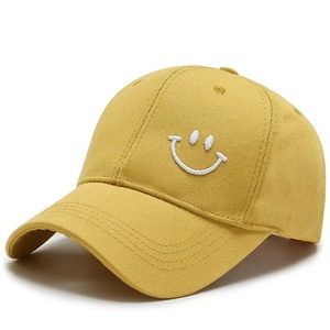 Gorra Deportiva de Seis Paneles 100% Algodón, Impermeable, para Publicidad Exterior, con Bordado Personalizado de Sonrisa, Venta al Por Mayor de Fábrica - Product Image 3