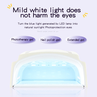Nouveau Rechargeable Sans Fil Uv Led Gel Lampe À Ongles 72W Pro Cure Sans Fil Double Lumière Sèche Salon Manucure Lampe