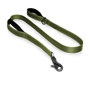 Forte Guinzaglio Del Cane con 2 Morbido, Confortevole E Doppio Manico Riflettente Camminare Piombo - Product Image 1
