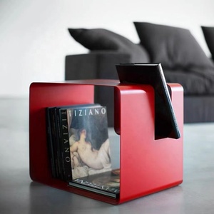 Đồ Nội Thất Phong Cách Sống Mới Kệ Sách Bàn Bên Cạnh Cà Phê Có Ngăn Đựng Sách Tủ Phòng Khách - Product Image 6