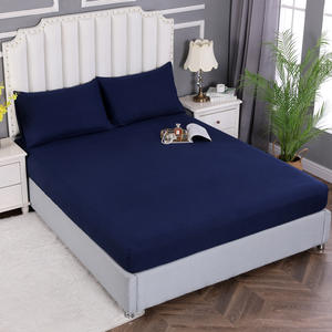 Set di fodera per materasso impermeabile e moderno con protezione per lenzuola in tinta unita stile piegato per Hotel domestico - Product Image 1