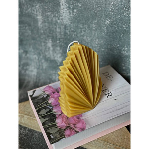 เทียนใบปาล์มสไตล์มินิมอล - ขี้ผึ้งถั่วเหลืองธรรมชาติเพื่อความหรูหราที่เป็นมิตรกับสิ่งแวดล้อม - Product Image 1