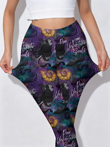 Leggings góticos <span class=keywords><strong>de</strong></span> bruja marina para mujer, pantalones elásticos con estampado <span class=keywords><strong>de</strong></span> tentáculos <span class=keywords><strong>de</strong></span> pulpo y patrón <span class=keywords><strong>de</strong></span> almas desgraciadas, ropa deportiva. - Product Image 3