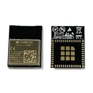 ESP32-C3-MINI-1 재고 정통 새로운 4 MB 플래시 PCB 안테나 15 GPIOs 와이파이 BLE 5 Modul ESP32 C3 미니 ESP32-C3 칩