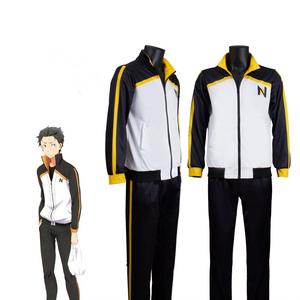 Conjunto <span class=keywords><strong>de</strong></span> chándal personalizado <span class=keywords><strong>Re</strong></span>:<span class=keywords><strong>Zero</strong></span> Natsuki Subaruu, chaqueta con cremallera completa y pantalones, disfraz <span class=keywords><strong>de</strong></span> <span class=keywords><strong>cosplay</strong></span>, traje <span class=keywords><strong>de</strong></span> anime - Product Image 1