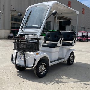 Nuevo Mini Vehículo Eléctrico de Ocio de 3 Plazas, Carro de Golf de Doble Fila de 60V, 650W/800W, Faros LED, 41-53km, para Parques, Resorts y Uso Comercial - Product Image 2