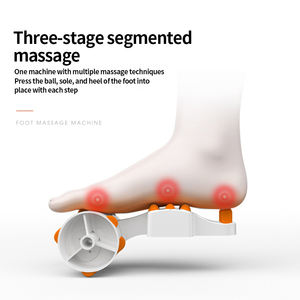 Appareil de massage des pieds professionnel avec compresse thermique à rouleaux de semelle et minuterie réglable pour la stimulation des tissus profonds - Product Image 3