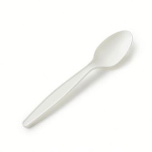 Cubiertos Desechables Biodegradables de Almidón de Maíz, Cuchillo, Tenedor y Cuchara Duraderos, Juego de Cubiertos de Almidón de Maíz - Product Image 1