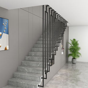 Pasamanos de escalera moderna minimalista-Aleación de aluminio montada lateralmente Durable Ligero 1,5 kg Barandilla Apartamento Residencial - Product Image 5