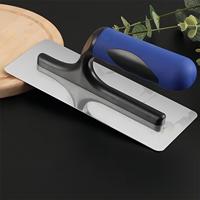 Truelle à carreaux crantés avec lame en acier inoxydable de haute qualité poignée en plastique truelle à béton