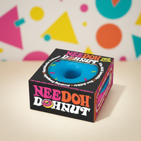 3-7 Gün ABD Teslimatı Yeni Donut Sıkma Oyuncağı Yumuşak Süngerimsi Köpük Duyusal Stres Giderici Rahatlatıcı Hediye