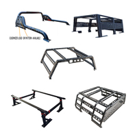 Porte-bagages de camionnette JP16 ODM, taille standard, pour plateau de camion, cadre de camion, porte-bagages arrière, barre de protection réglable en fer, porte-bagages de camion pour camion