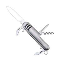 Couteaux de camping utilitaires à lame en acier 3cr13, 7 et 9 fonctions, couteau de poche pliable à bouton-poussoir, multi-usages