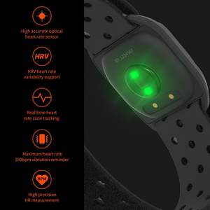 สายรัดข้อมือวัดอัตราการเต้นของหัวใจ COOSPO OLED รุ่น HW807 สำหรับ IOS BT 5.0 ANT+ ใช้ได้กับ Peloton/Polar/Wahoo/Strava/DDP โยคะ ฟิตเนส - Product Image 6