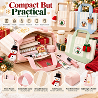 Sac fourre-tout en toile rayé rose lavande avec logo personnalisé, options de broderie et de gaufrage, fond structuré pour les programmes de vente en gros, de détail et de cadeaux