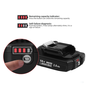 18V Elektrisch Gereedschap Batterijpakket 2.0ah 2.5ah 3.0ah Lithium-Ionbatterij - Product Image 4