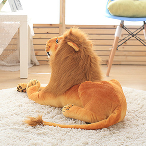 Peluche géante de lion africain simulé, super douce, jouets en peluche mignons et apaisants, poupées en peluche, cadeau pour enfants - Product Image 6