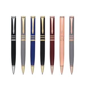 Hot Sales Gel Golden Office Supplies Classic Ink Business Metal Pen for Office Advertising Custom Logo Neutral Pen