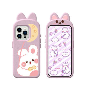 เคสโทรศัพท์มือถือ HGD กันน้ำ รุ่นยอดนิยม Eva ลายกระต่ายน่ารัก ปี 2024 สำหรับ iPhone 13 14 15 Pro Max X Xs Xr - Product Image 1