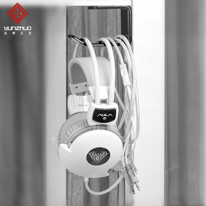 Soporte de pared para auriculares de acrílico, negro, 100mm, 45mm, 60mm, forma de U, para almacenamiento de juegos detrás de puertas en paredes - Product Image 2