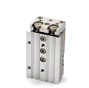 MXQ Series Pneumatic Dual-Cylinder Cylinder MXQ8-10/20/30/40/50/75 With Cushioned Double-Acting Slide Table Cylinder