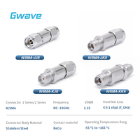 Adaptateurs RF haute fréquence Onde millimétrique SMA à DC-18GHz en acier inoxydable de 2.92mm