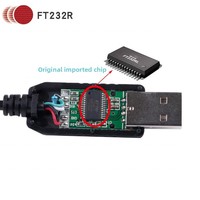 Cable Serial USB RJ11/RJ12 para Consola UEF003, Cobre Libre de Oxígeno Chapado en Oro, para Depuración de Básculas Electrónicas de Caja Registradora