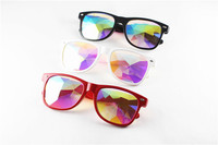 Vitrail Sparloo — lunettes de soleil rivets, 1724, verres Kaleidoscope, événement feu d'artifice, Cool fête