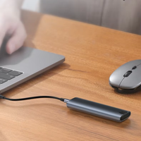 Carcasa Externa de Aluminio de Alta Velocidad para SSD NVMe/NGFF M.2 USB 3.2, Protocolo Dual Personalizado al por Mayor