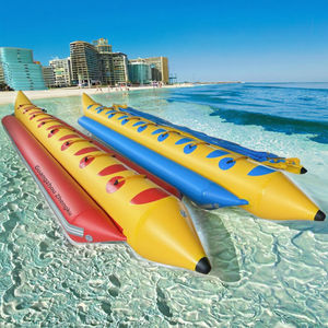 Premium 4-10 Riders PVC Banana Boat Factory 0,65 MM Inflable Water Sport Game Facilities High Inflable Water Amusement - Product Image 6