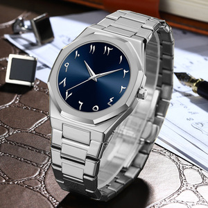 Reloj de Lujo para Hombre 2025, Reloj de Cuarzo Ronda de Acero Inoxidable con Cristal de Zafiro, Esfera Luminosa Resistente al Agua 30M - Product Image 3