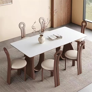 <span class=keywords><strong>Tavolo</strong></span> da Pranzo <span class=keywords><strong>in</strong></span> <span class=keywords><strong>Legno</strong></span> Massello Stile Vintage Francese, Design Moderno e Semplice con Piano <span class=keywords><strong>in</strong></span> Pietra <span class=keywords><strong>per</strong></span> Piccoli Appartamenti e Famiglie - Product Image 2