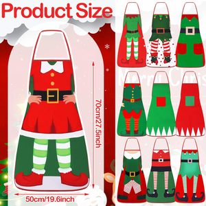 Tablier personnalisé <span class=keywords><strong>à</strong></span> thème de Noël 50*70cm, imperméable, 100% polyester, léger, pour la cuisine et l'extérieur, idéal comme cadeau – Prix usine - Product Image 3