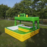 Comptoir de bar gonflable portable, tente de bar pour fête en plein air, stand de bar pour événement, mariage, festival, club, divertissement, décoration