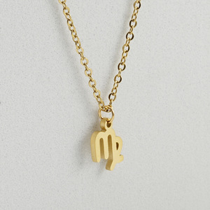 Collar de Acero Inoxidable con Baño de Oro de 18K, Colgante de Constelaciones, Estilo Europeo Americano, Simple y Versátil - Product Image 4