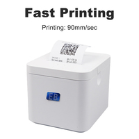 Imprimante thermique portable mini TCP-5890W 58 mm sans encre pour étiquettes et reçus, idéale pour les points de vente mobiles et l'impression d'autocollants