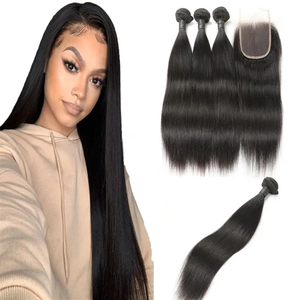 Fornitori all'ingrosso di capelli vergini direttamente dalla fabbrica: Extension di capelli umani brasiliani Mink, senza grovigli e senza perdita di capelli - Product Image 1