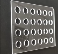 Plaque en acrylique PMMA découpée au laser de 2 mm, 5 mm, 8 mm, colorée, prix usine, pour la publicité et la décoration