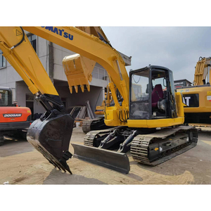 Excavadora Top PC128us de 13 toneladas de peso operativo, modelo 2023, cucharón de excavación de 0.5M, maquinaria de construcción sobre orugas - Product Image 3