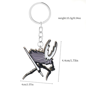 3 Llaveros de Personajes de Bug Theater de Alta Calidad en Rojo Oscuro, Diseño Nuevo, Coleccionable para Fanáticos del Juego - Product Image 2