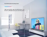 Téléviseur intelligent 50 pouces LED Smart TV 4K UHD 120Hz Taux de rafraîchissement Système intelligent Android Téléviseur pour hôtel Noir